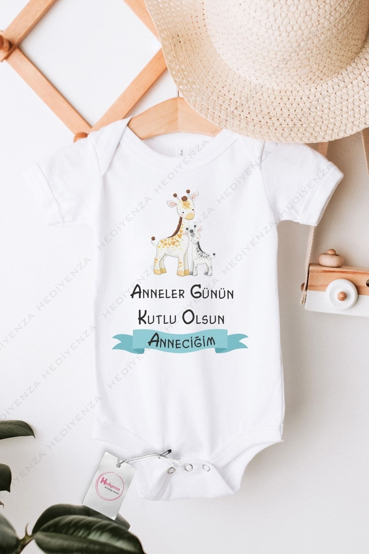 Anneler Günü Hediye Baskılı Bebek Zıbını 2