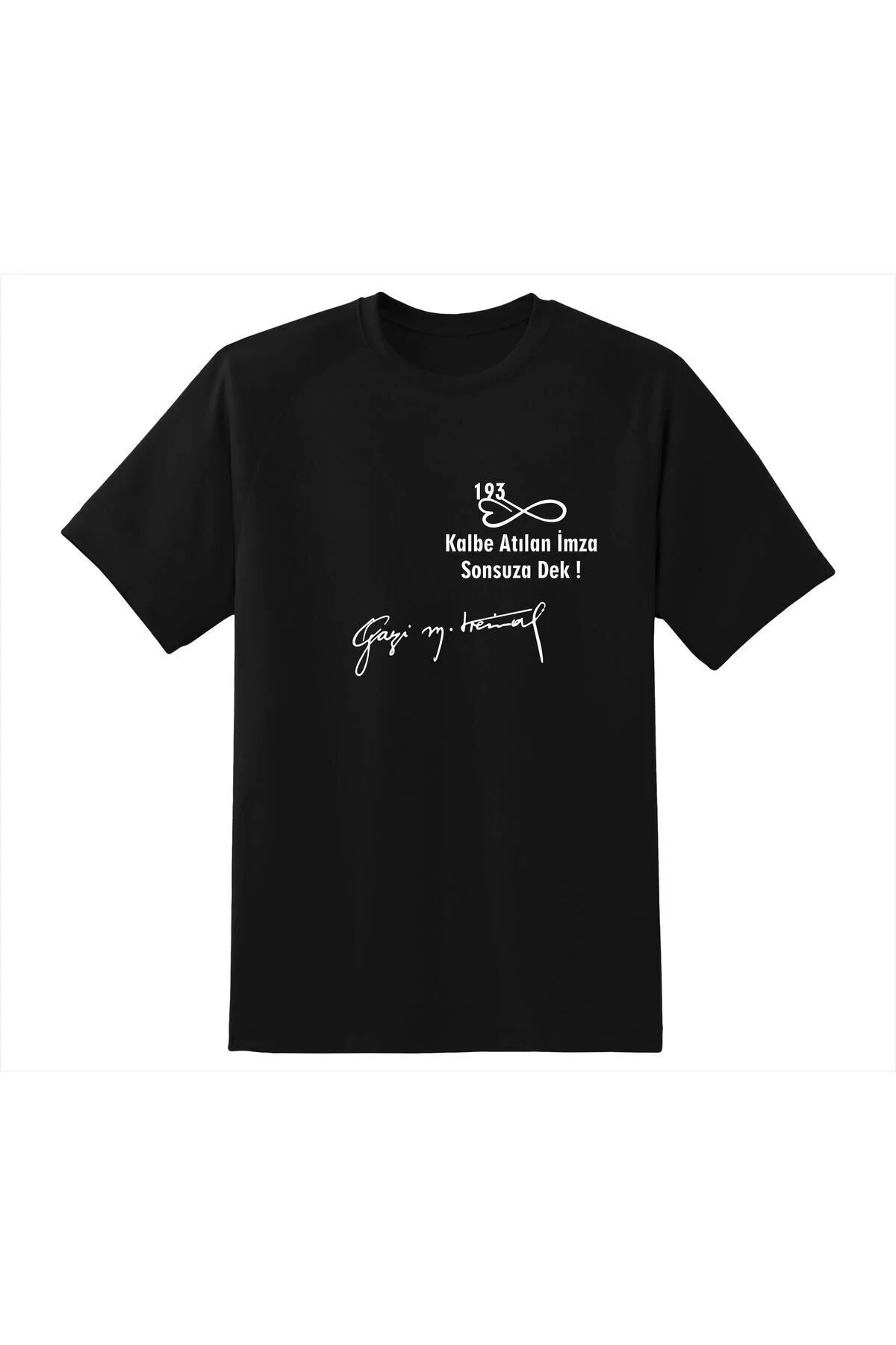10 Kasım 1938 , Gazi Mustafa Kemal Atatürk İmza Baskılı Unisex ve Çocuk Kısa Kollu T-shirt