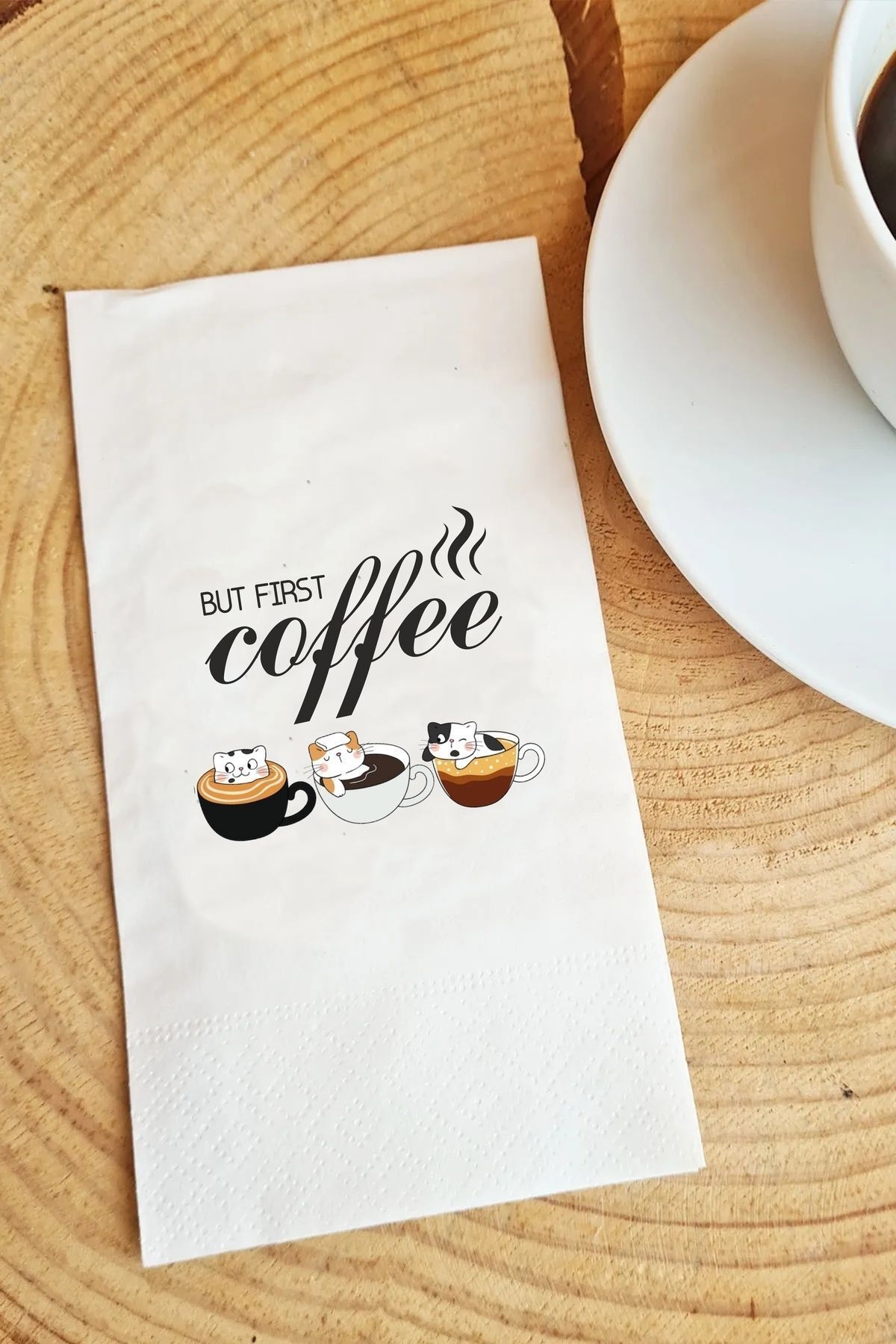 But First Coffee Sunum Peçetesi 20li