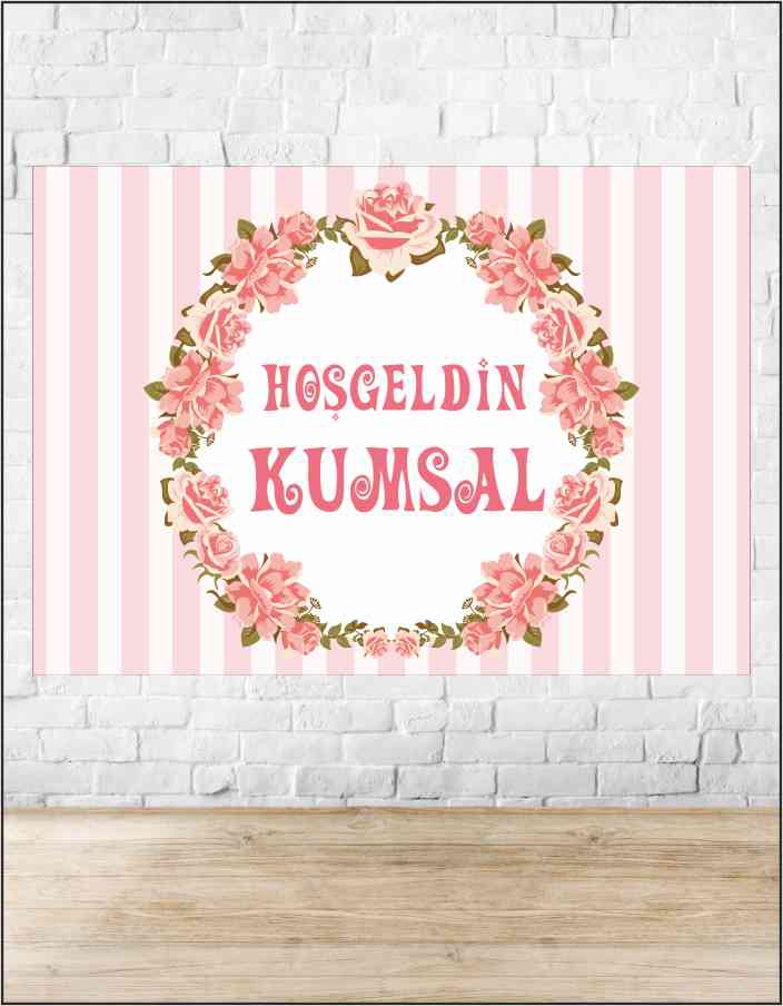 Çiçek%20Demeti%20Pembe%20Tasarım%20Afiş%20Branda%20
