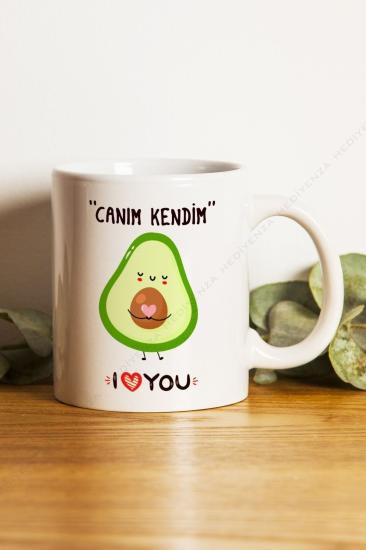 Avakado Canım Kendim Tasarımlı Kupa Bardak