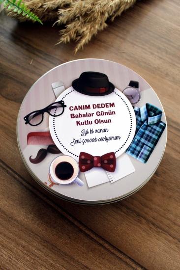 Canım Dedem Babalar Günü Metal Kutusunda Enfes Çikolatalar