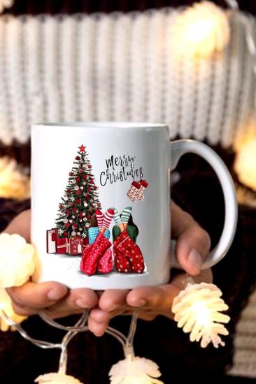 Kızkardeşim Yeni Yıl Hediyesi Yılbaşı Baskılı Kupa Bardak / Mug