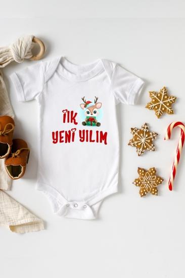 Ilk Yeni Yılım Kısa Kol Çıtçıtlı Bebek Body