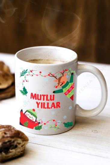 Yılbaşı Yeni Yıl Konseptli Kupa Bardak 2025