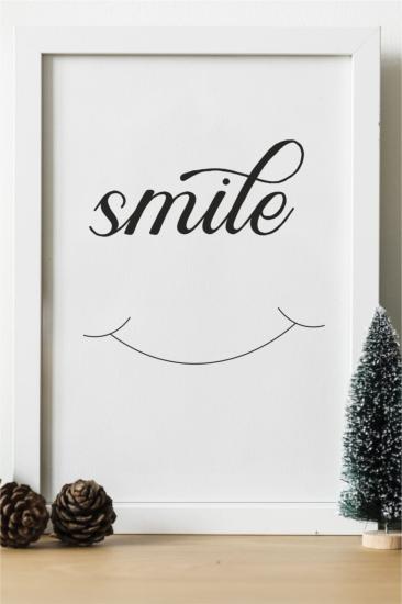 Smile Ahşap 24x33 Cm Çerçeve Tasarım Ahşap Tablo