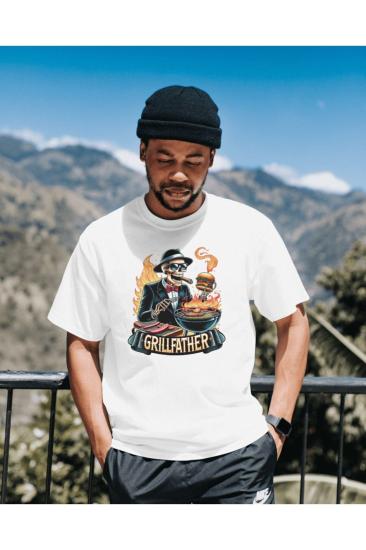 Grill Father, Babalar Günü T-Shirt, Baba T-shirt, Doğum Günü Hediyesi T-shirt