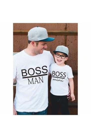 Boss Man - Boss Mini  T-shirt Kombin (TEKLİ ÜRÜNDÜR KOMBİN YAPMAK İÇİN 2 ADET SEPETE EKLEYİNİZ)