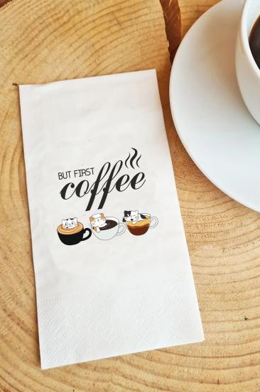 But First Coffee Sunum Peçetesi 20li