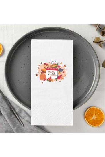 Hoş Geldin Sonbahar Hello Autumn Fall Sunum Peçetesi005 20 Adet