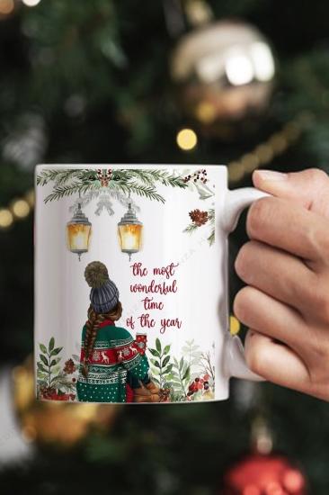 The Most Wonderful Time Yeni Yıl Yılbaşı Baskılı Kupa Bardak / Mug