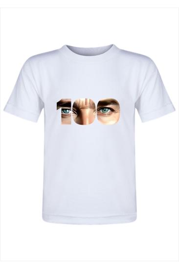 Cumhuriyet’in 100.yılına özel Atatürk Baskılı Unisex Beyaz T-Shirt